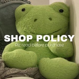SHOP POLICY